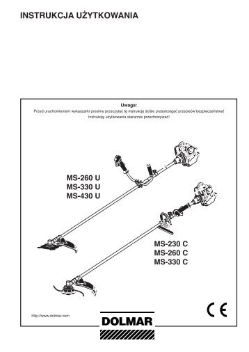 INSTRUKCJA UŻYTKOWANIA - Katalog - Dolmar
