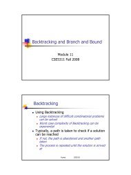 Backtracking and Branch and Bound Backtracking - Crystal