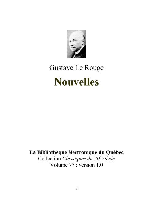 Nouvelles - La Bibliothèque électronique du Québec