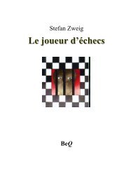 Le joueur d'échecs - La Bibliothèque électronique du Québec