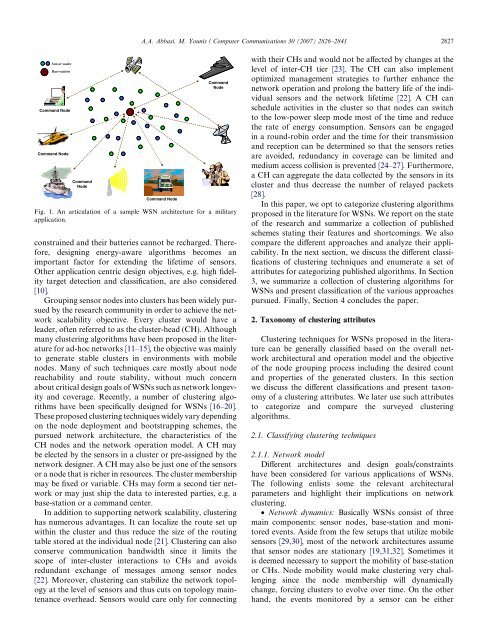 A survey on clustering algorithms for wireless sensor networks