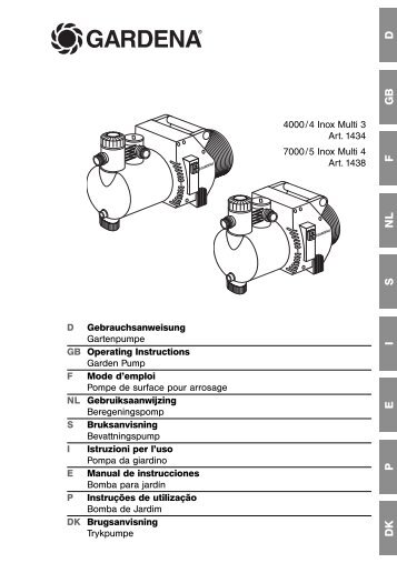 Instructies voor gebruik - GARDENA