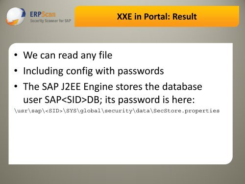 Breaking SAP Portal - Proidea