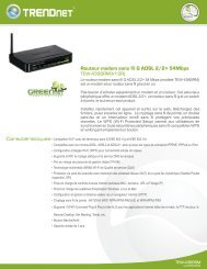 Routeur modem sans fil G ADSL 2/2+ 54Mbps - TRENDnet
