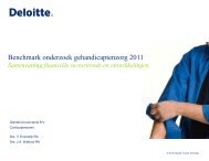 Download de Benchmark Gehandicaptenzorg ... - Deloitte & Touche