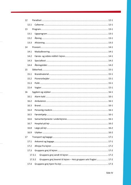 Side I Kære leder VELKOMMEN TIL BLÅ SOMMER 2009 Måske ...