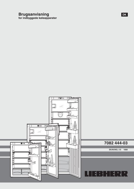 7082 444-03 Brugsanvisning - Liebherr