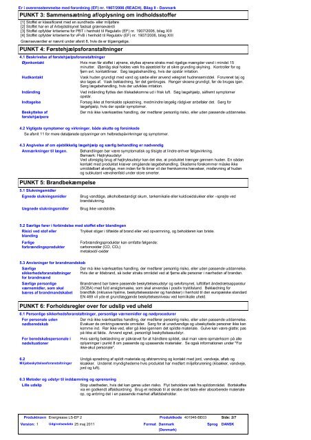 SIKKERHEDSDATABLAD - BP - PDS & MSDS Search