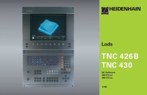Lods TNC 426B TNC 430 - heidenhain