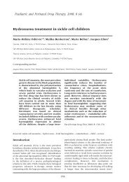 Hydroxurea treatment in sickle cell children - BMJ Group