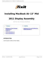 Installing MacBook Air 13
