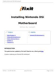 Installing Nintendo DSi Motherboard - iFixit