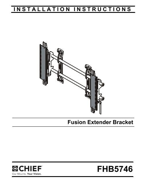 FHB5746 INSTALLATION INSTRUCTIONS - Chief