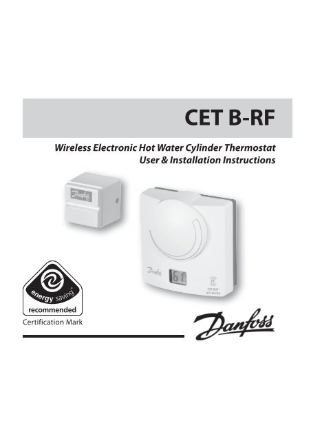 danfoss 4033 manual Cet b-rf user guide danfoss.