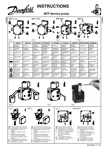 INSTRUCTIONS BFP Service pump - Danfoss.com