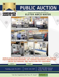 elster aMCo Water - Corporate Assets Inc.