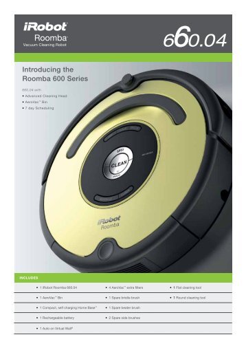 Introducing the Roomba 600 Series