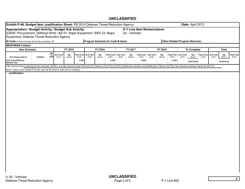 Defense Threat Reduction Agency - Office of the Under Secretary of ...