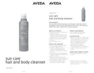 sun care hair and body cleanser - AVEDA PurePro