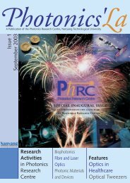PhRC NEWSLETTER PHOTONICS'La - Nanyang Technological ...