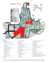 Map as of 1/14/09 - College of San Mateo