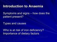 Introduction to Anaemia Introduction to Anaemia
