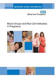 Blood Groups and Red Cell Antibodies in Pregnancy