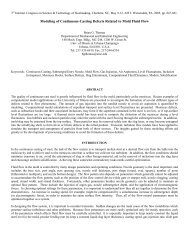 Modeling of Continuous-Casting Defects Related to Mold Fluid Flow