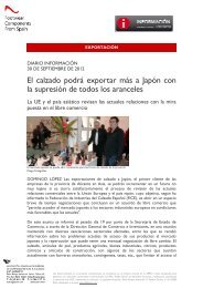 El calzado podrá exportar más a Japón con la supresión de ... - AEC