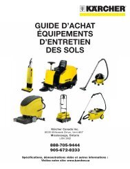 Karcher French - Welcome to Karcher Canada