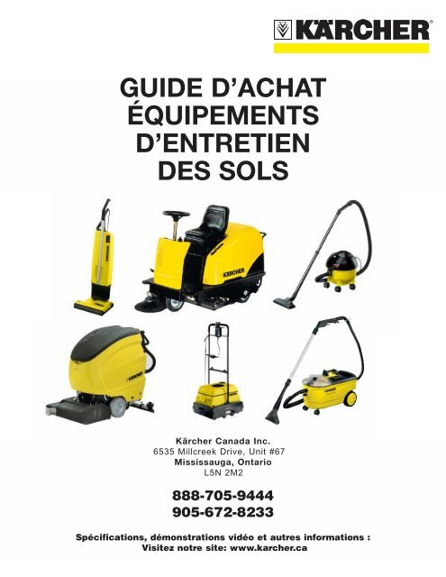 Karcher French - Welcome to Karcher Canada