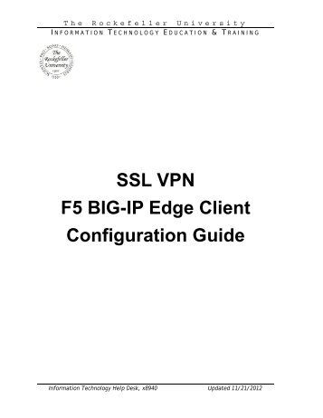 F5 Edge Client Configuration Guide - The Rockefeller University ...