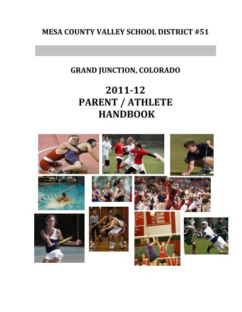 Parent / Athlete Handbook - Grand Junction High School