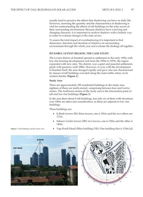 the effect of tall buildings on solar access of the environment ...