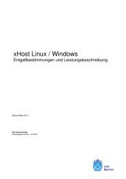 xHost Linux / Windows - UPC Business