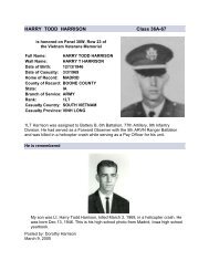 HARRY TODD HARRISON Class 36A-67 - Field Artillery OCS ...