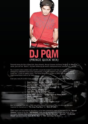 (PRINCE QUICK MIX) - PQM