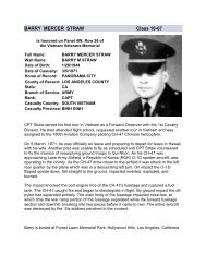 BARRY MERCER STRAW Class 10-67 - Field Artillery OCS Alumni ...