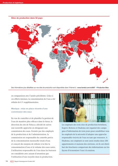 Rapport Développement Durable 2007 Notre engagement - Henkel