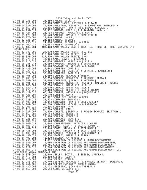 2010 Telegraph Publ .TXT - Notepad - Lee County, Illinois