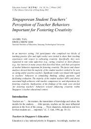 Perception of Teacher Behaviors Important for Fostering Creativity