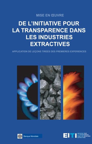 de l'initiative pour la transparence dans les industries extractives - EITI