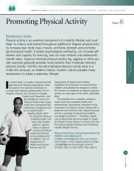 Promoting Physical Activity - Bright Futures - American Academy of ...