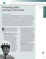 Promoting Safety and Injury Prevention - Bright Futures - American ...