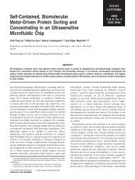 Self-Contained, Biomolecular Motor-Driven Protein Sorting and ...