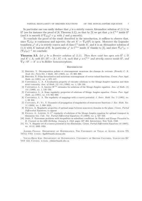 Partial regularity of Brenier solutions of the Monge-Ampère equation