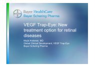 VEGF Trap-Eye: New treatment option for - Press - Bayer