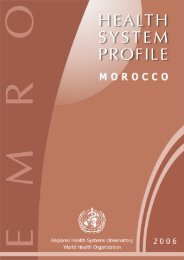 Morocco : Complete Profile - What is GIS - World Health Organization