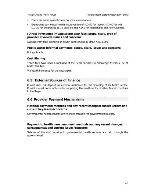 Kuwait : Complete Profile - What is GIS - World Health Organization