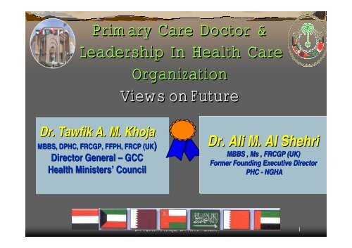 Primary Care Doctors and Leadership in Health Care ... - What is GIS